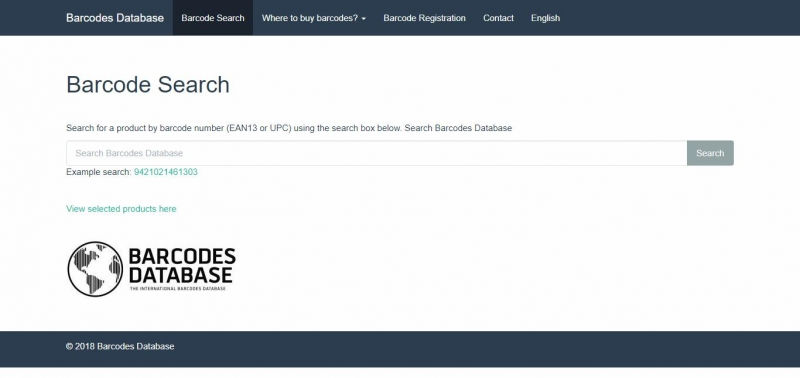 Barcode Database