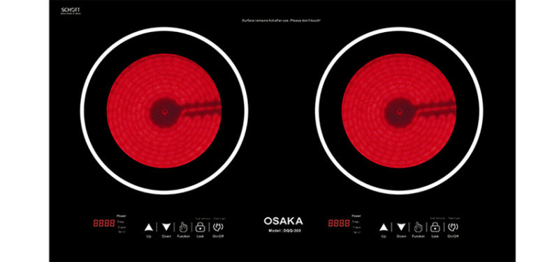 Bếp điện hồng ngoại đôi Osaka DQQ300