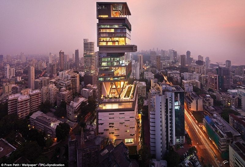 Biệt thự đắt tiền Antilia, Mumbai, Ấn Độ Biệt thự đắt tiền Antilia, Mumbai, Ấn Độ