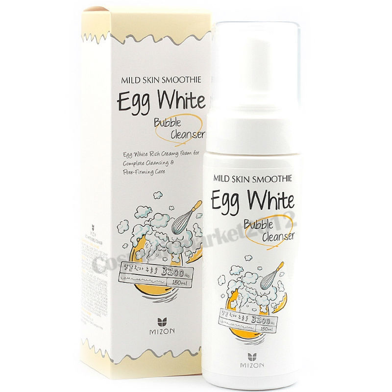 Bọt rửa mặt Mizon Egg White Bubble Cleanser