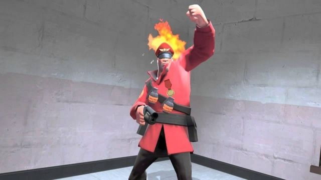 Burning Flames Team Captain Hat – Team Fortress 2: 12 000 – 16 000 USD