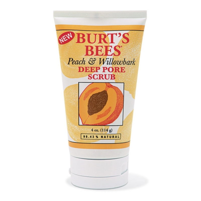 Burt’s Bees Peach & Willow Bark Deep Pore Scrub