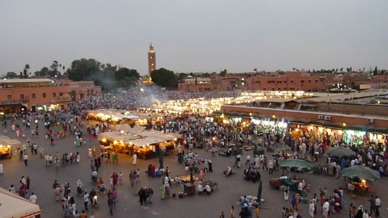Chợ Jemaa El Fna, Marrakech, Morocco