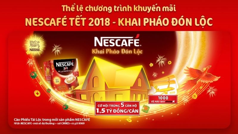 Chương trình khuyến mại tết nguyên đán 2018 của NESCAFÉ