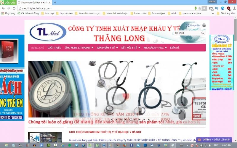 Công Ty TNHH xuất nhập khẩu y tế Thăng Long