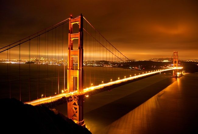 Cổng cầu vàng Golden Gate - Mỹ