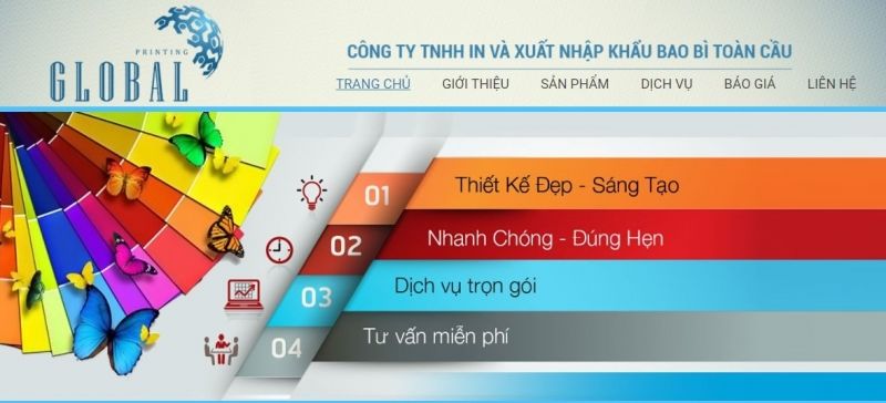 Công ty TNHH In và Xuất nhập khẩu Bao bì Toàn Cầu