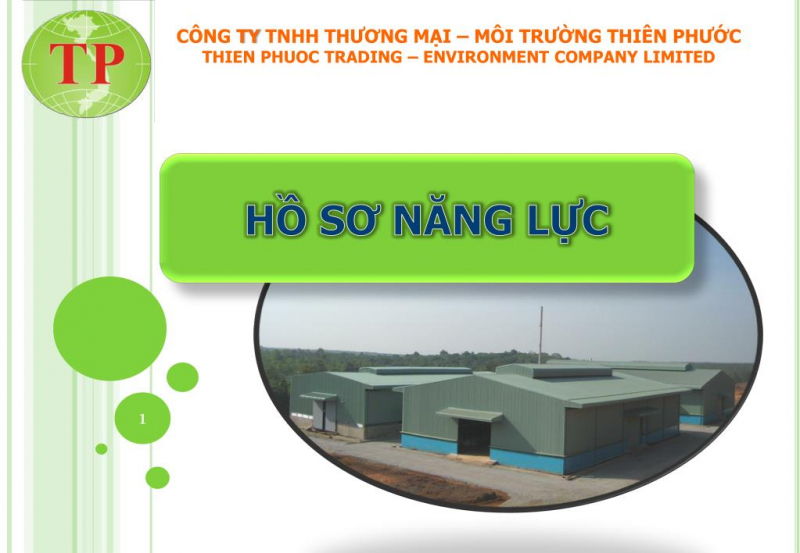 Công ty TNHH môi trường Thiên Phước