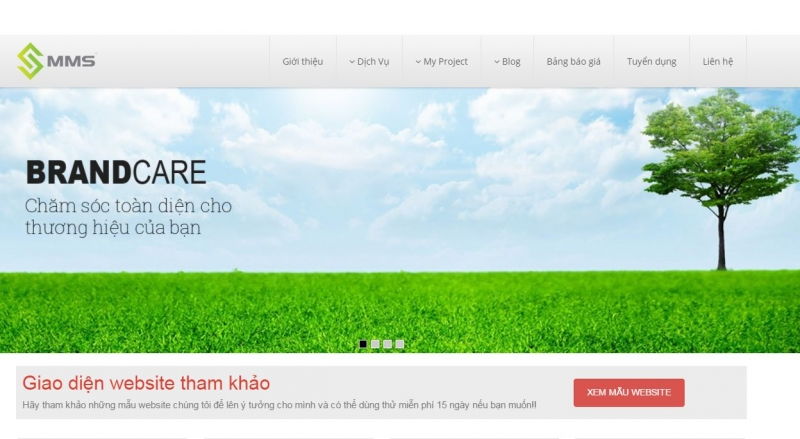 Công ty thiết kế website MMS