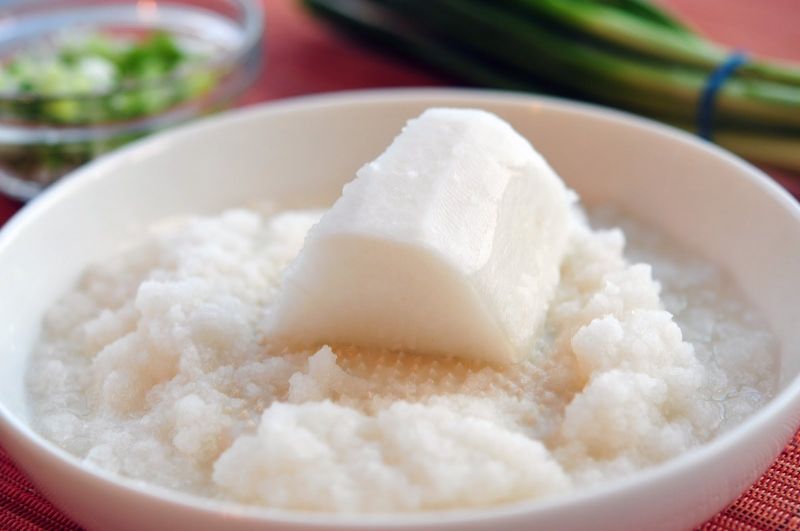 Củ cải trắng và gừng chưng đuờng phèn