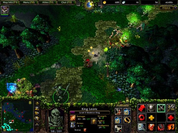 Defense of the Ancients - Mod từ Warcraft 3