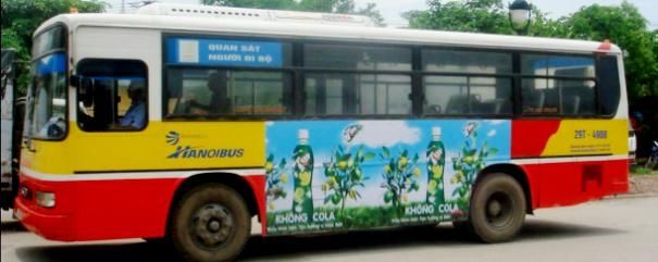 Dịch vụ quảng cáo trên xe bus Brandcom