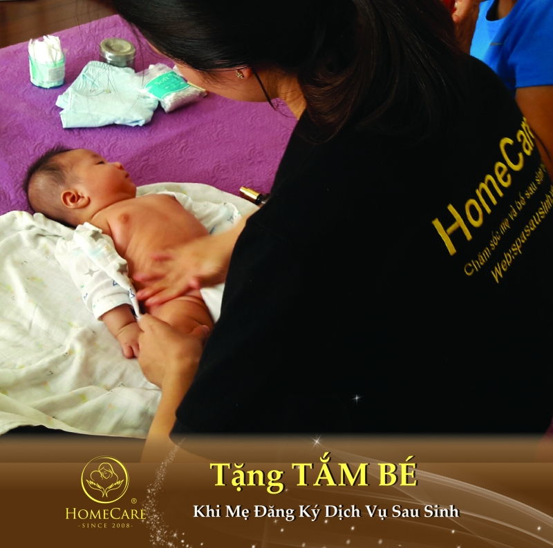 Dịch vụ tắm bé sơ sinh và chăm sóc sau sinh Home Care