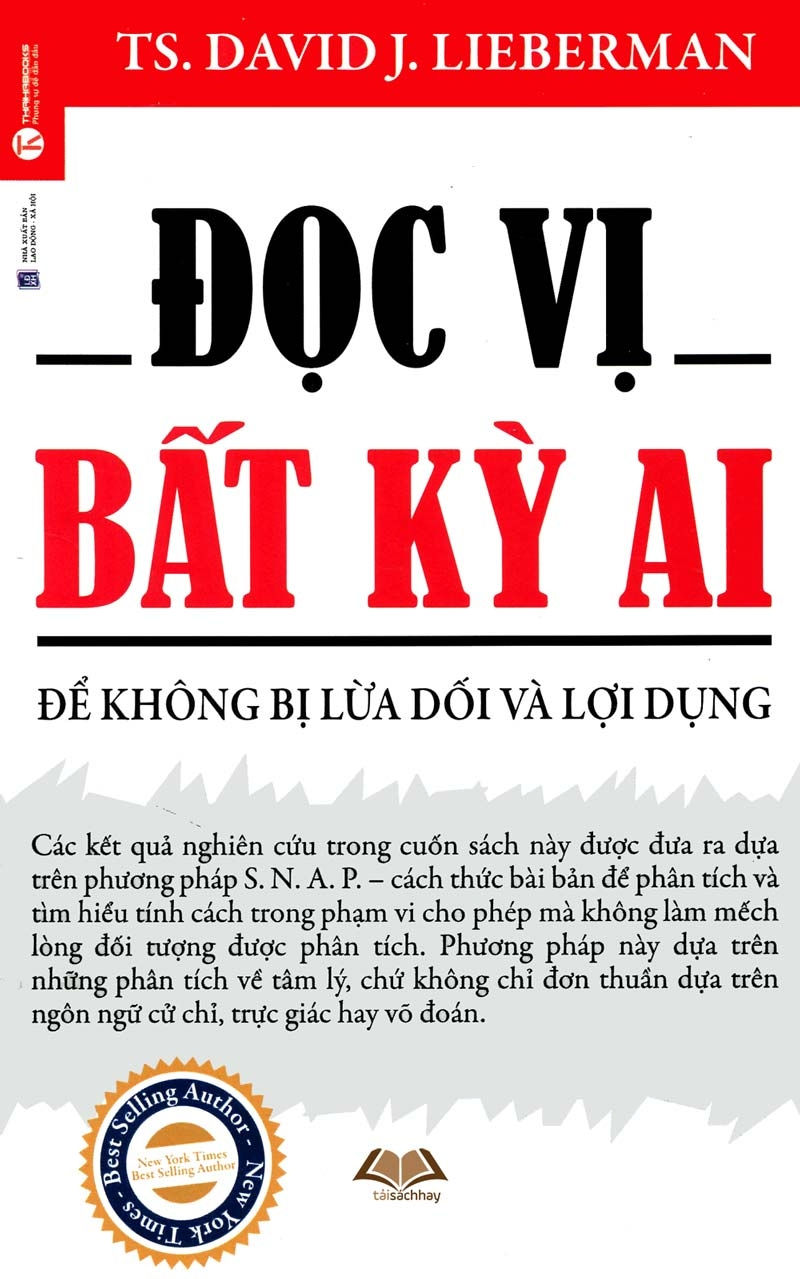 Đọc Vị Bất Kỳ Ai - Để Không Bị Lừa Dối Và Lợi Dụng- David J Liebermen