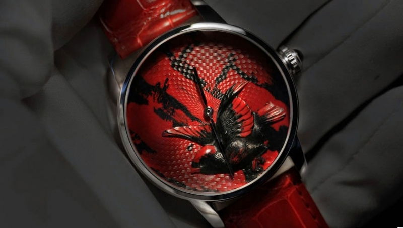 Đồng hồ được thiết kế thủ công hoàn toàn bằng tay