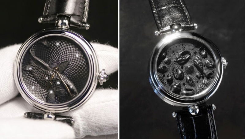 Đồng hồ được thiết kế thủ công hoàn toàn bằng tay