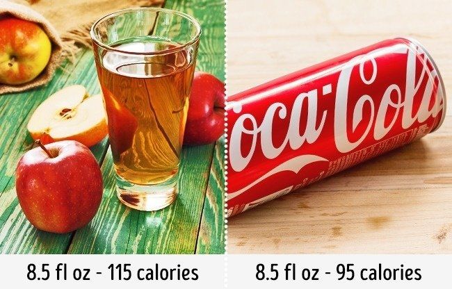 Dùng nước ép hoa quả đóng chai thay cho Coca