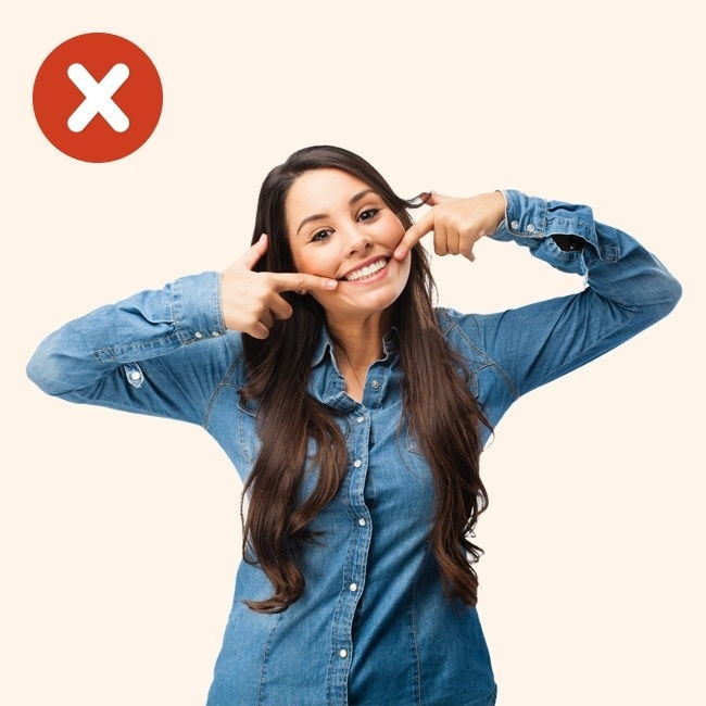 Dùng động tác chính xác Dùng động tác chính xác