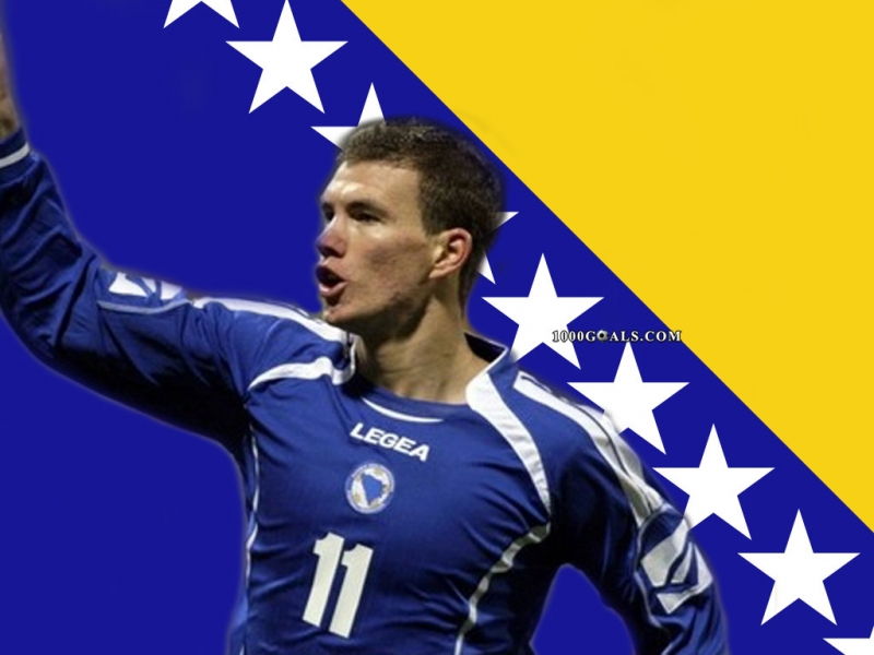 Edin Dzeko – 49 Bàn thắng cho đội tuyển Bosna và Hercegovina