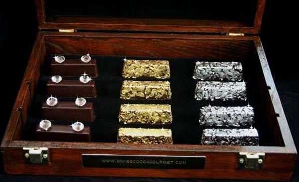 Gold and Diamond chocolates (1250 USD - 26,6 triệu đồng)