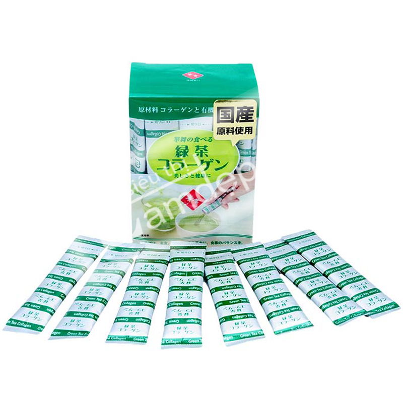 HANAMAI - Green Tea Collagen - Collagen Dạng Bột Chiết Xuất Từ Trà Xanh