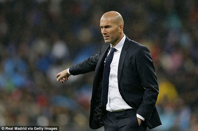 HLV Zinedine  Zidane của CLB Real Madrid