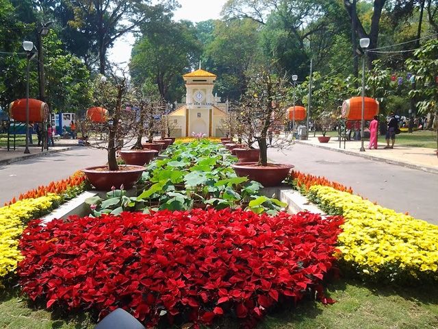 Hội hoa xuân công viên Tao Đàn