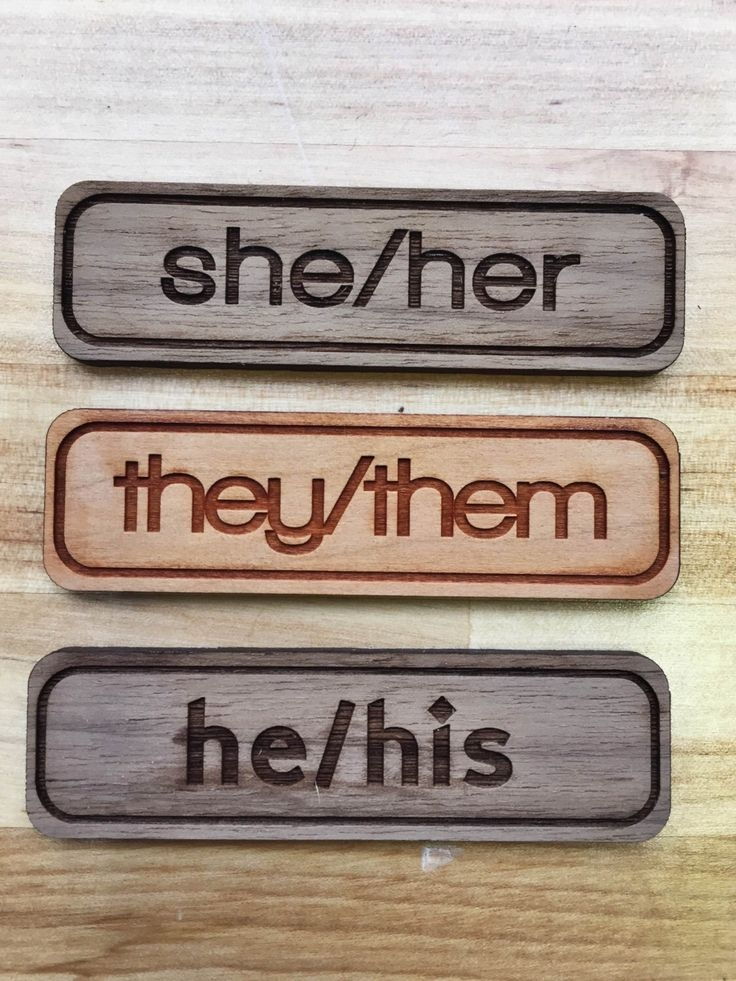 I, She, He, Him, Her