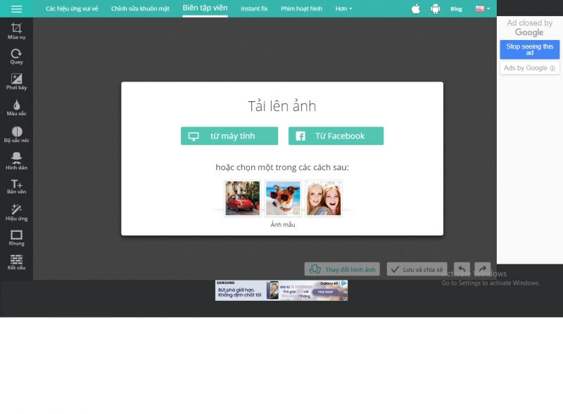 Instant Photo Editing Online