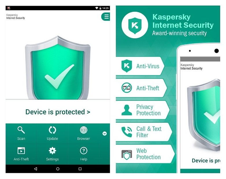 Kaspersky Internet Security cho Android