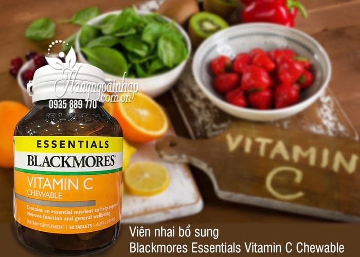 Kẹo Vitamin C Blackmores Essentials Vitamin C Chewable