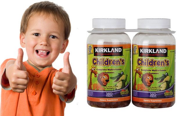 Kẹo bổ đa Vitamin dành cho trẻ em Kirkland Signature Children's Complete Multivitamin 160 viên