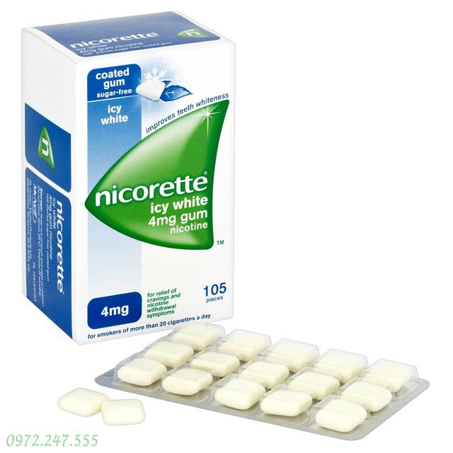 Kẹo cai thuốc lá Nicorette