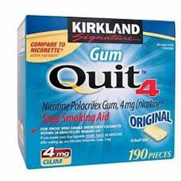 Kẹo cai thuốc lá Quit 4 Kirkland