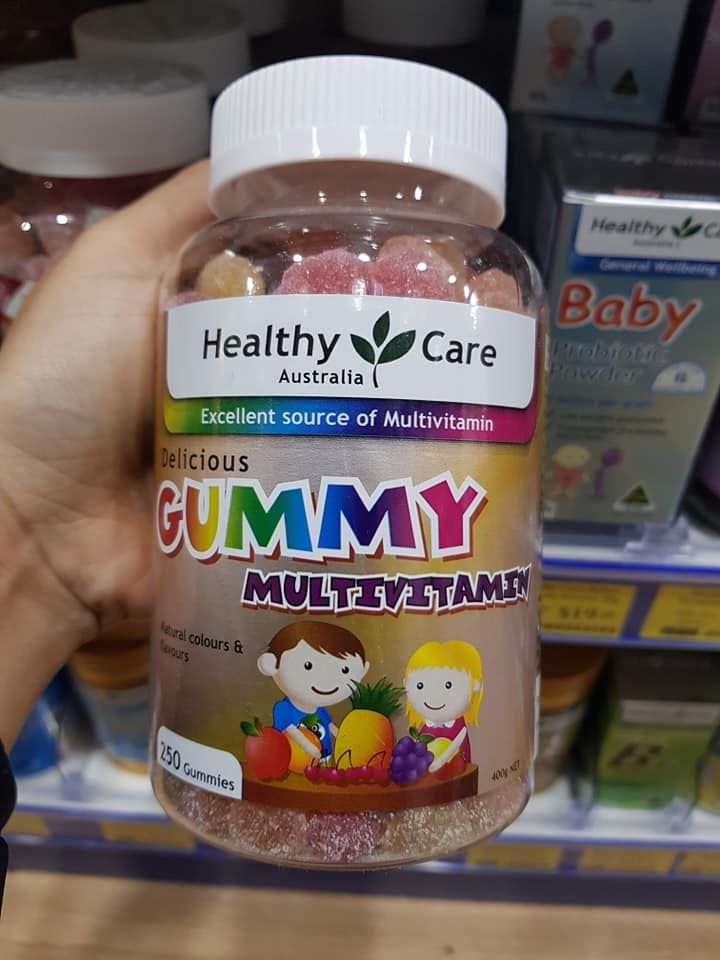 Kẹo dẻo bổ sung vitamin cho trẻ em Healthy Care Delicious Gummy Multivitamin