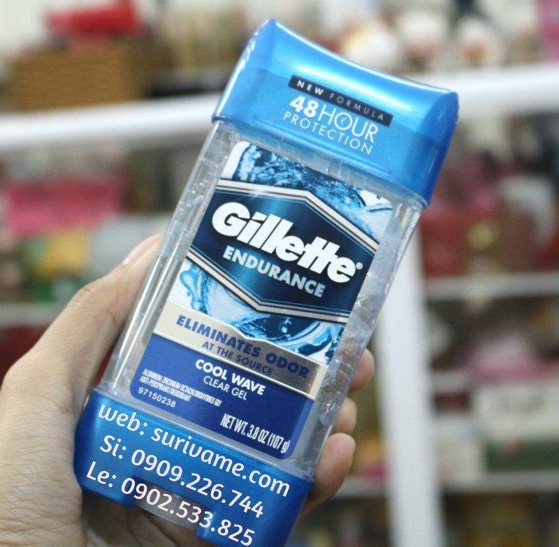 Lăn khử mùi cho nam của Mỹ Gillette Endurance Coool Wave