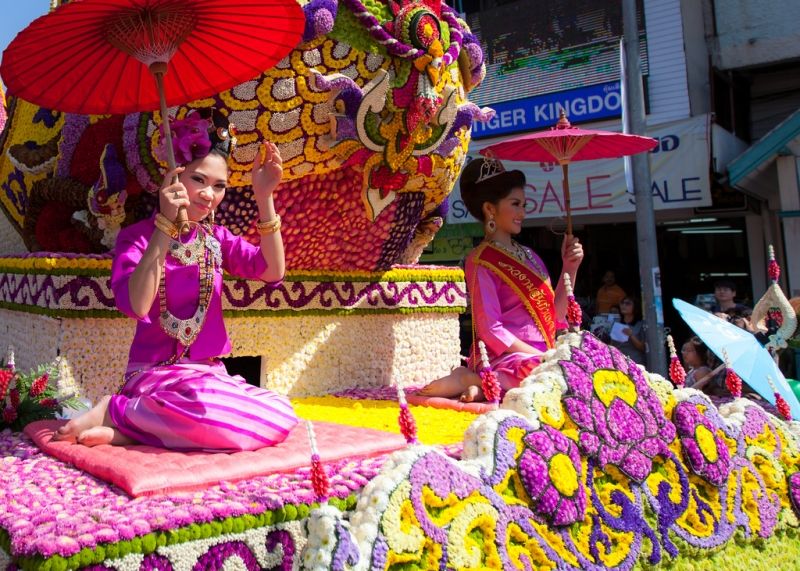 Lễ hội hoa Chiang Mai - Thái Lan