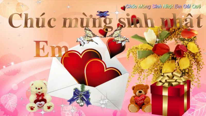 Lời chúc mừng sinh nhật em gái số 6