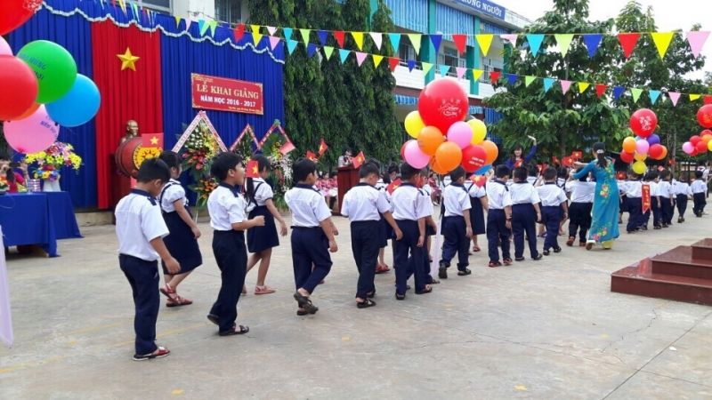 Lời dẫn chương trình khai giảng trường tiểu học