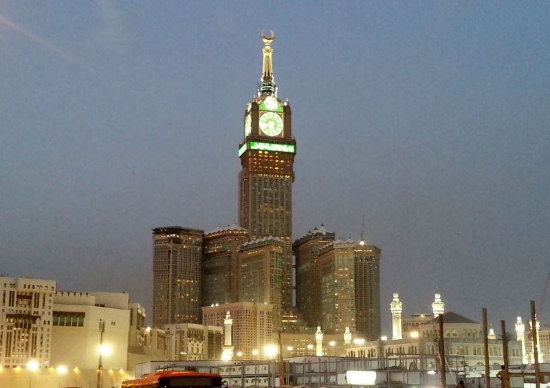 Makkah Clock Royal Tower (601m, Ả-rập Xê-út)