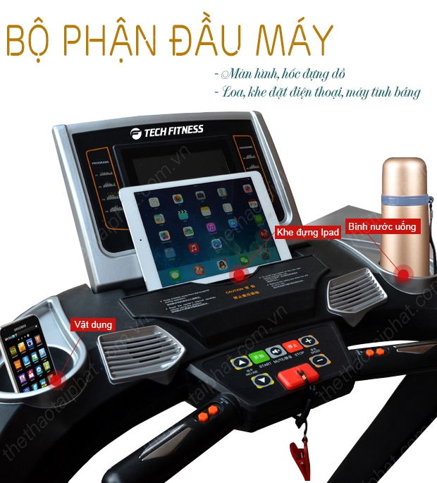  Máy chạy bộ điện Tech Fitness TF-18AS