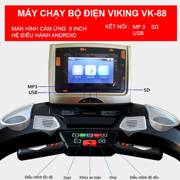 Máy chạy bộ điện Viking VK-88