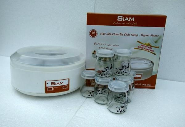 Máy làm sữa chua 8 cốc thủy tinh SIAM TL166