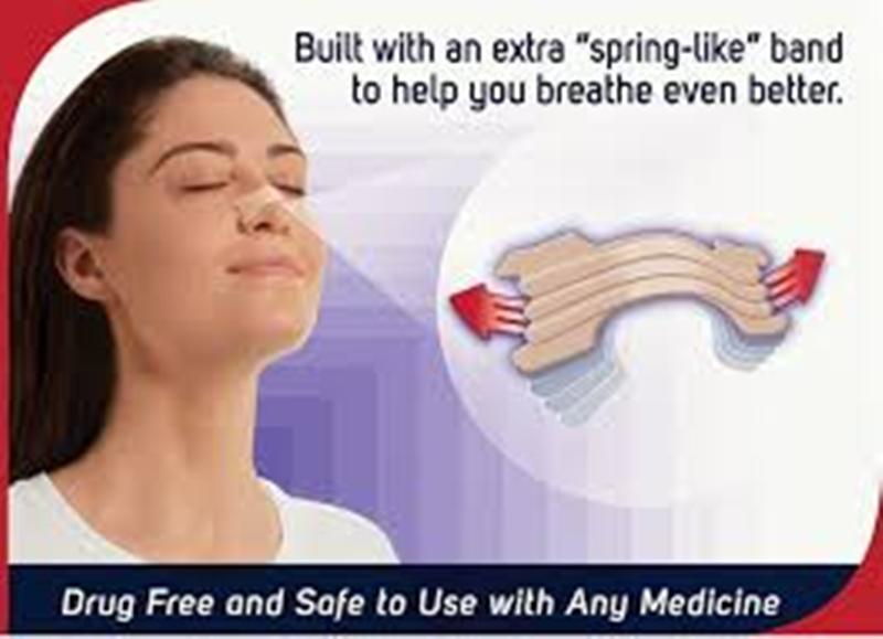 Miếng Dán Thông Mũi Giảm Chứng Ngủ Ngáy Breathe Right