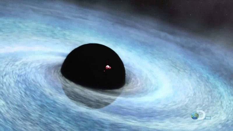 Một hố đen được bao quanh bởi chân trời sự kiện