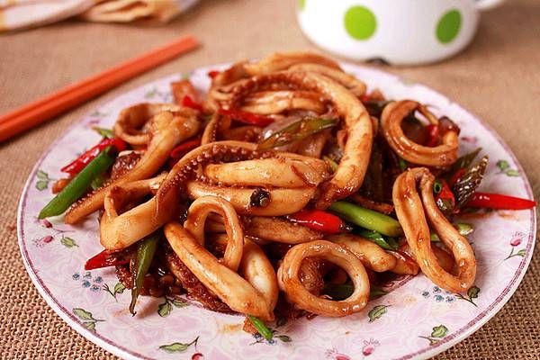 Mực rim mặn ngọt Mực rim mặn ngọt