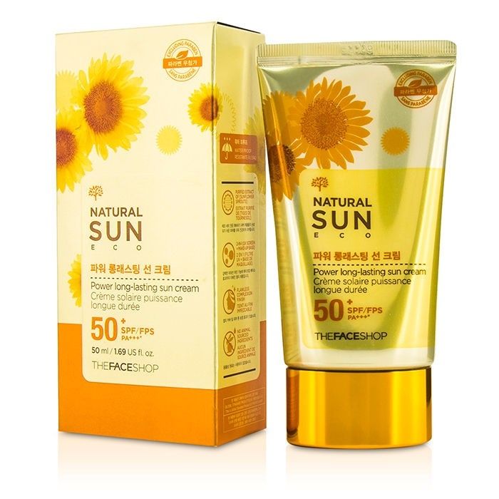 Natural sun  Eco power long - Lasting sun cream SPF50+ PA+++