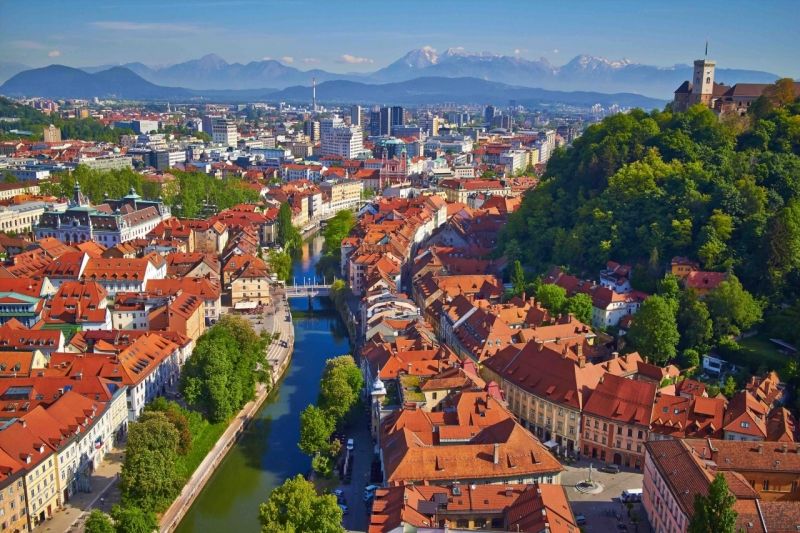 Ngôi làng Ljubljana - Slovenia