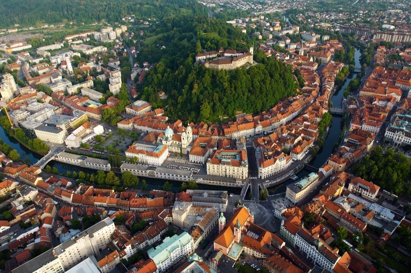 Ngôi làng Ljubljana - Slovenia