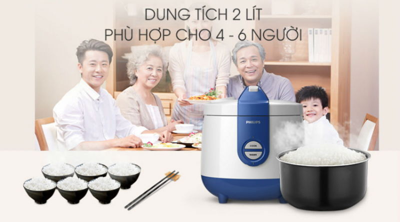 Nồi cơm điện Philips HD3119